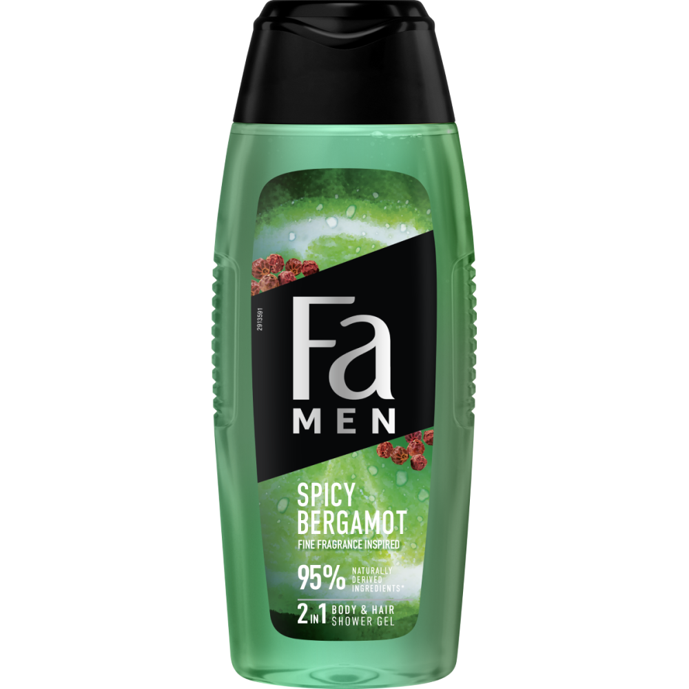 ФА МЕН SPICY BERGAMOT душ гел 2в1 за коса и тяло за мъже 400 мл - Грижа за тялото