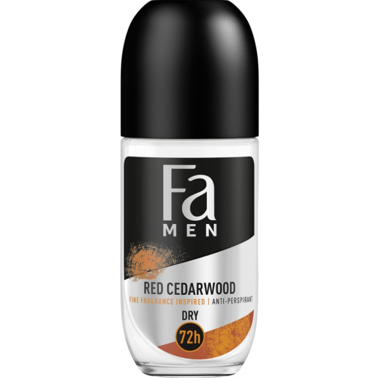 ФА MEN RED CEDARWOOD део рол-он за против изпотяване за мъже 50 мл