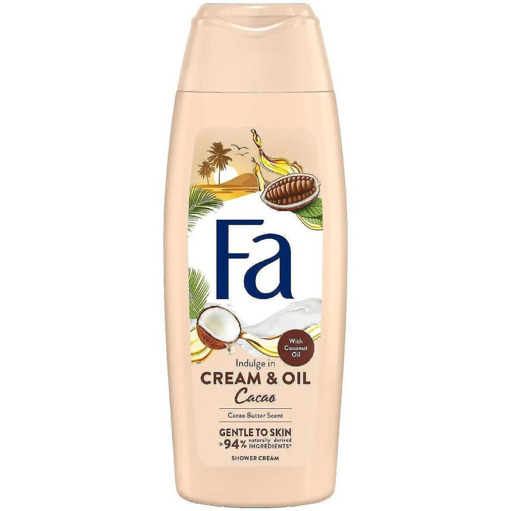 ФА CREAM & OIL CACAO душ-крем с аромат на какаово масло 400 мл - Грижа за тялото
