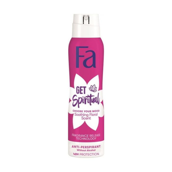 ФА GET SPIRITUAL 48H део спрей против изпотяване с флорален аромат за жени 150 мл