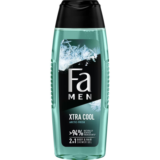 ФА MEN XTRA COOL 2in1 душ гел за коса и тяло за мъже 400 мл