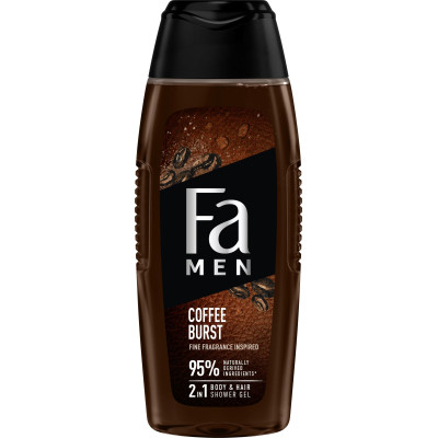 ФА MEN COFFEE BURST 2in1 душ гел за лице, коса и тяло за мъже 400 мл