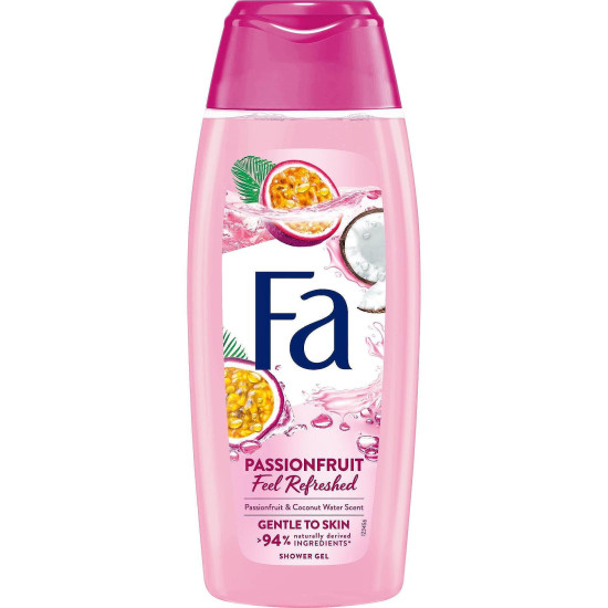 ФА PASSIONFRUIT душ гел за тяло с аромат на маракуя и кокосова вода 400 мл