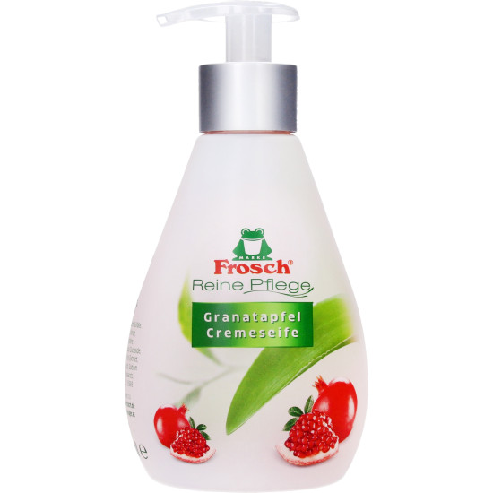 FROSCH Reine Pflege Grenatapfel cremeseife течен сапун с екстрат от Нар, помпа 300 мл