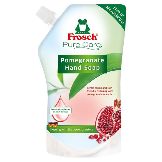 FROSCH Pure Care Pomegranate Hand Soap Течен сапун с екстрат от Нар, пълнител 500 мл