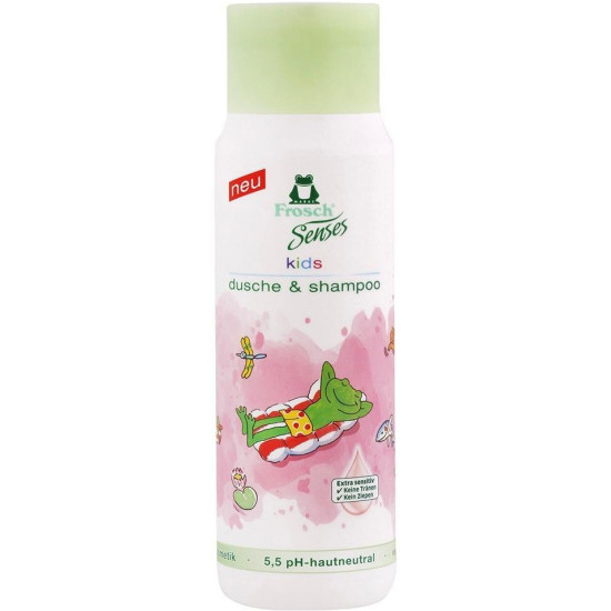 FROSCH SENSES KIDS 2in1 детски душ гел и шампоан за чувствителна кожа 300 мл
