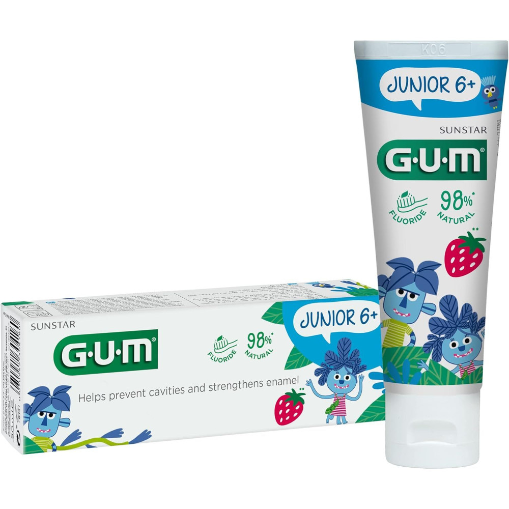 Toothpaste Gum Junior 7-12 years 50 ml / Паста за зъби Gum Джуниър 7-12 год. 50 мл - Паста за зъби