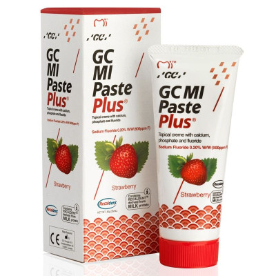 GC MI PASTE PLUS РЕМИНАЛИЗИРАЩ ДЕНТАЛЕН КРЕМ МУС ЯГОДА + КАЛЦИЙ ФОСФАТ 40 г /35 мл/