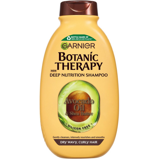 GARNIER BOTANIC THERAPY AVOCADO OIL шампоан за суха чуплива и къдрава коса 250 мл