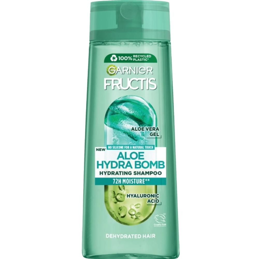 ГАРНИЕ ФРУКТИС ALOE подхранващ шампоан с алое вера 400 мл - Грижа за косата ГАРНИЕ ФРУКТИС ALOE подхранващ шампоан с алое вера 400 мл - Грижа за косата
