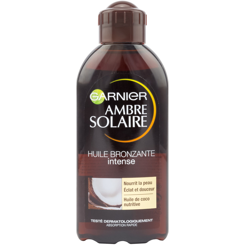 ГАРНИЕ AMBRE SOLAIRE IDEAL BRONZE бронзиращо олио с аромат на кокос 200 мл - Слънцезащита