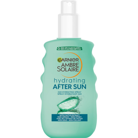 GARNIER AMBRE SOLAIRE AFTER SUN 24H хидратиращ спрей за след слънце с кактус 200 мл