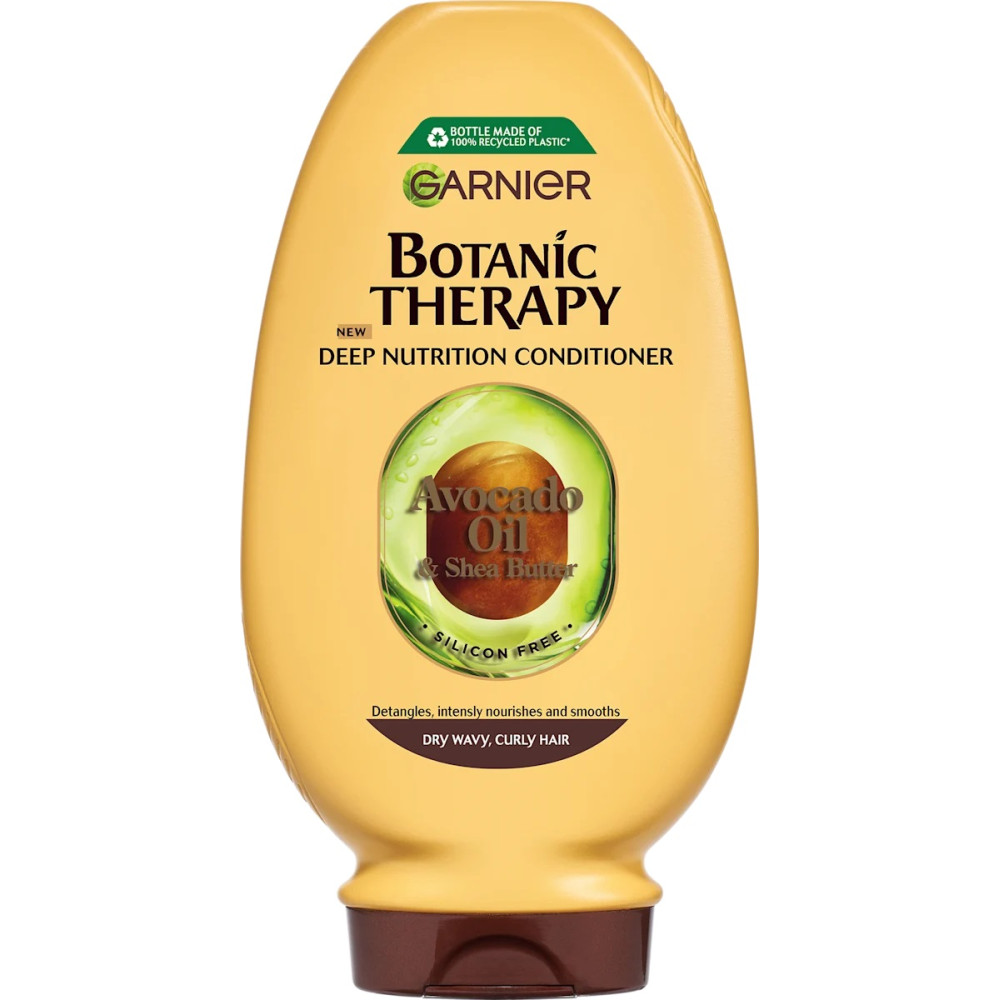 GARNIER BOTANIC THERAPY AVOCADO OIL балсам за суха чуплива и къдрава коса 200 мл - Грижа за косата