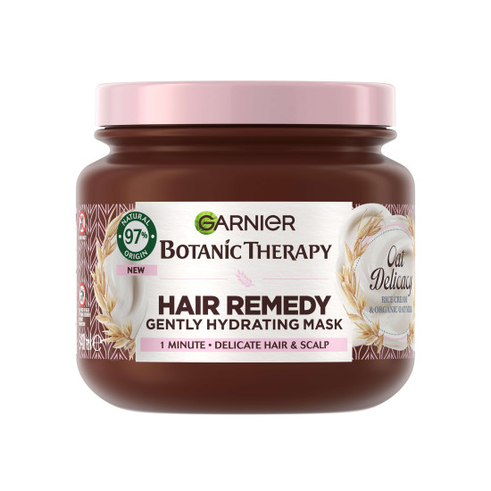 GARNIER BOTANIC THERAPY HAIR REMEDY OAT DELICACY подхранващ маска за нежна коса 340 мл