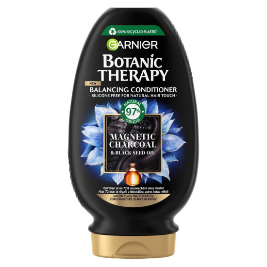 GARNIER BOTANIC THERAPY MAGNETIC CHARCOAL хидратиращ балсам за омазняващ се скалп и сухи краища 200 мл