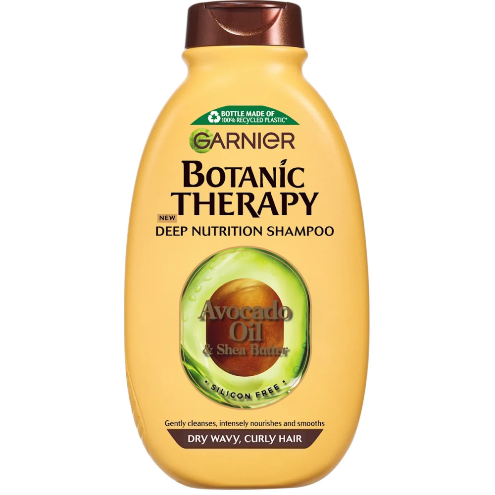 GARNIER BOTANIC THERAPY AVOCADO OIL шампоан за суха чуплива и къдрава коса 400 мл - Грижа за косата
