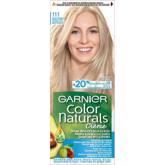 GARNIER COLOR NATURALS боя за коса 111 /много светло естествено пепелно рус/