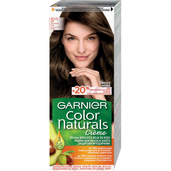 GARNIER COLOR NATURALS боя за коса 5 1/2 /млечно кафе/