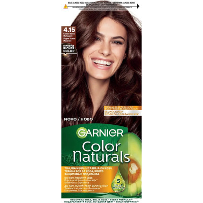 GARNIER COLOR NATURALS боя за коса 4.15 /леден тъмен махагон/