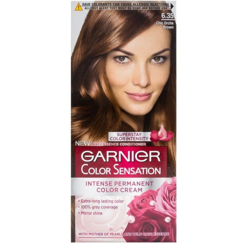 ГАРНИЕ Color Sensation Трайна боя за коса, 6.35 Chic Ochre Brown - Грижа за косата