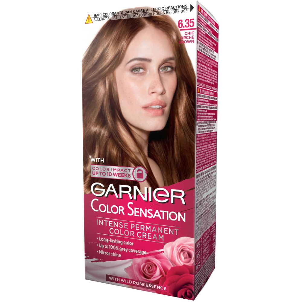 ГАРНИЕ Color Sensation Трайна боя за коса, 6.35 Chic Ochre Brown - Грижа за косата