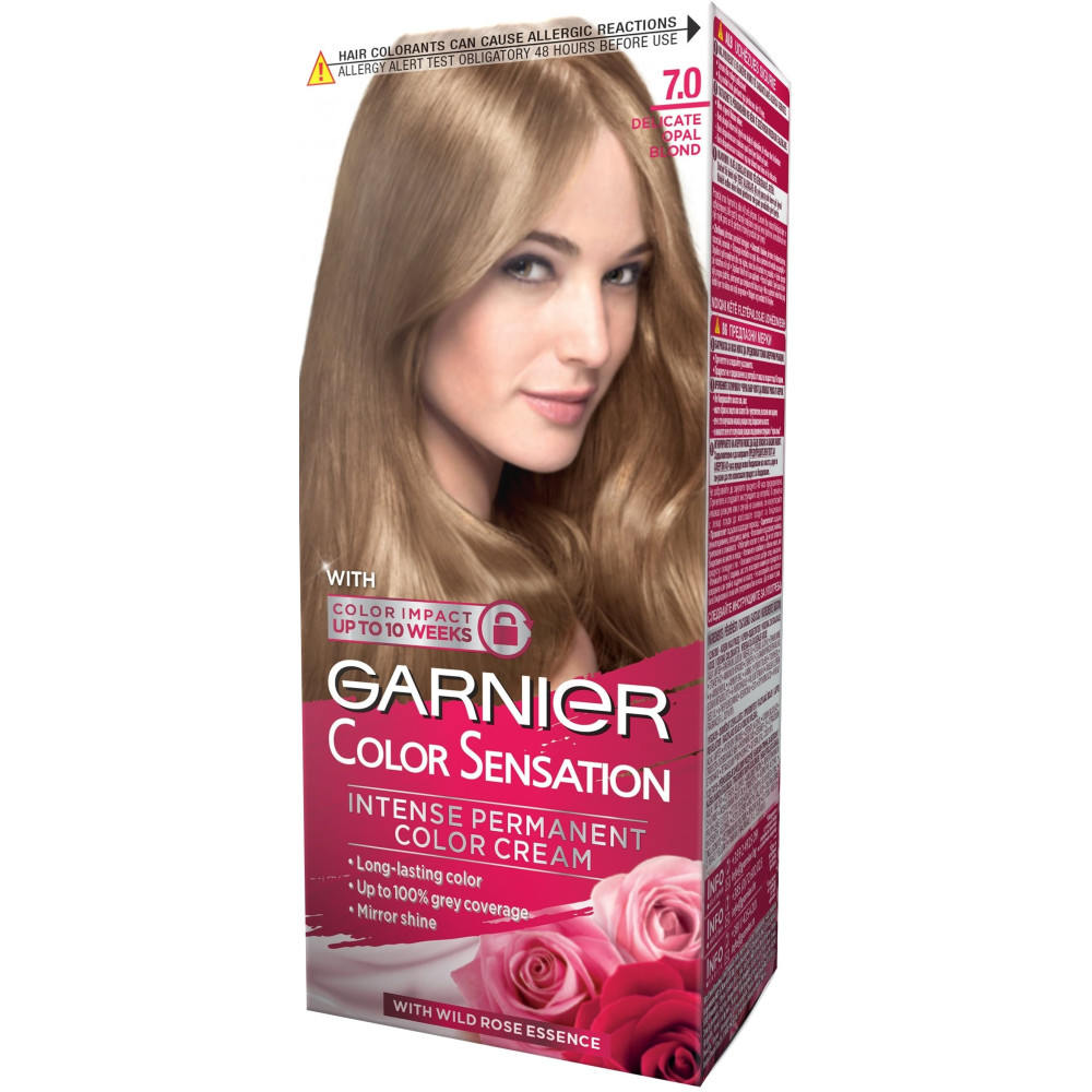 ГАРНИЕ Color Sensation Трайна боя за коса, 7.0 Delicate Opal Blond - Грижа за косата