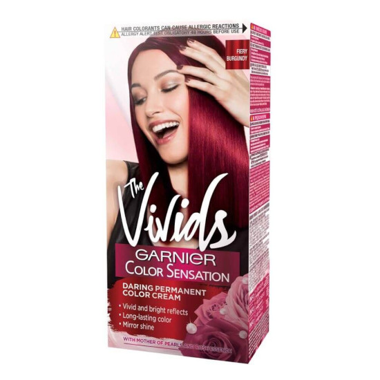 ᐉ ГАРНИЕ Color Sensation Vivids Трайна боя за коса, Fiery Burgundy