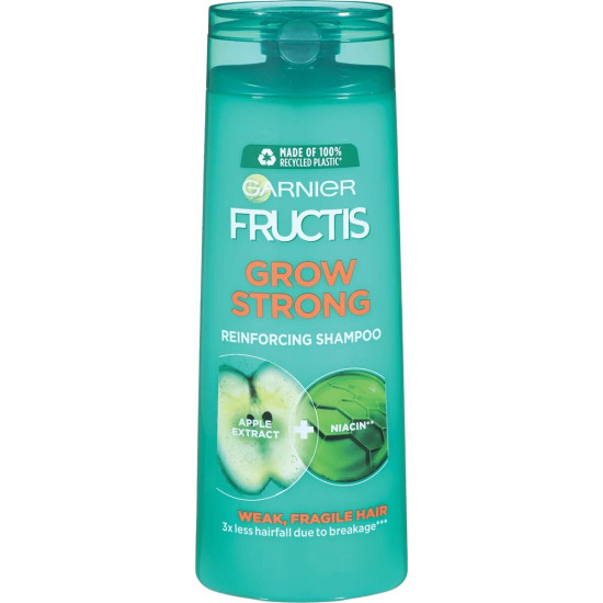 GARNIER FRUCTIS GROW STRONG шампоан за тънка коса склонна към накъсване с екстракт от ябълка и ниацин 250 мл