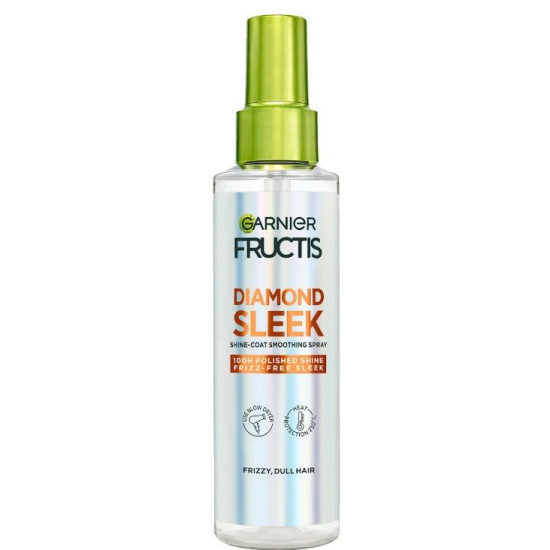 GARNIER FRUCTIS Diamond Sleek Shine-Coat Smoothing Spray спрей за гладка и блестяща коса, с термозащита 150 мл