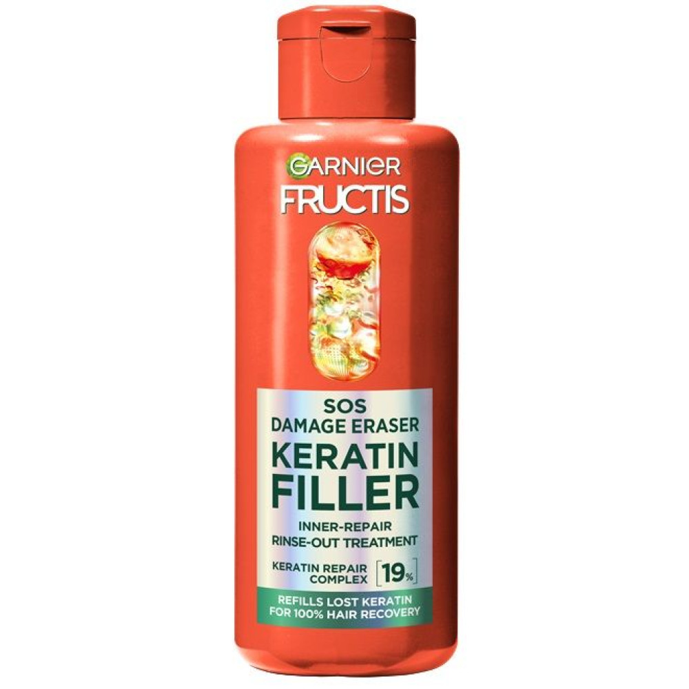ГАРНИЕ FRUCTIS SOS KERATIN FILLER Възстановяваща терапия за увредена коса с кератин 200 мл - Грижа за косата ГАРНИЕ FRUCTIS SOS KERATIN FILLER Възстановяваща терапия за увредена коса с кератин 200 мл - Грижа за косата