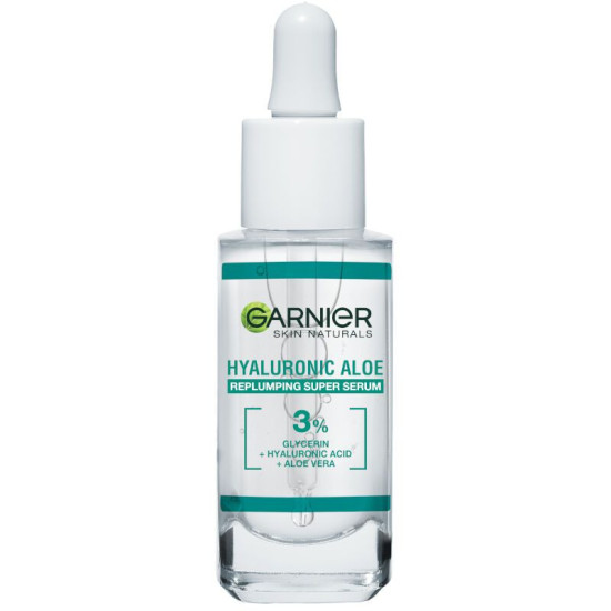 GARNIER SKIN NATURALS HYALURONIC ALOE Replumping Serum серум за лице за възстановяване жизнеността на всеки тип кожа 30 мл