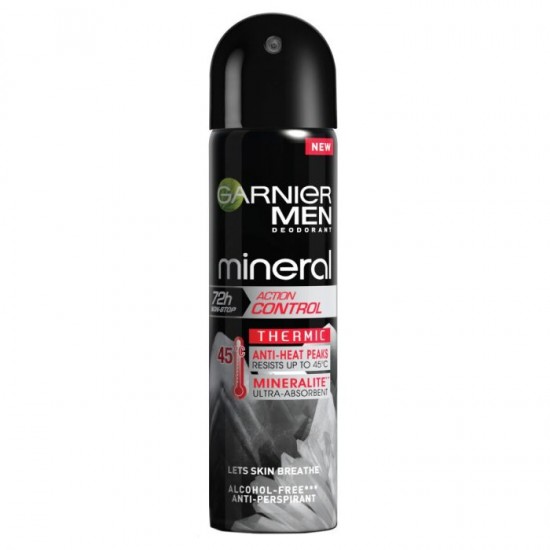 GARNIER MEN ACTION CONTROL+ 96H део спрей против изпотяване за мъже 150 мл