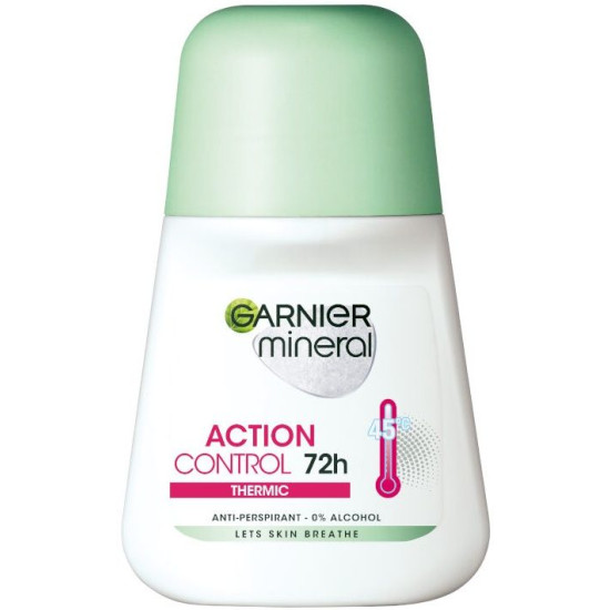 GARNIER MINERAL ACTION CONTROL THERMIC 72H део рол-он против изпотяване за жени 50 мл