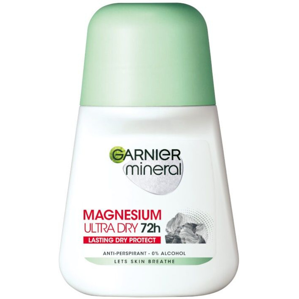 GARNIER MINERAL MAGNESIUM ULTRA DRY 72H део рол-он против изптяване за жени 50 мл