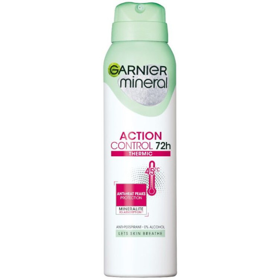 GARNIER MINERAL ACTION CONTROL THERMIC 72H део спрей против изпотяване за жени 150 мл