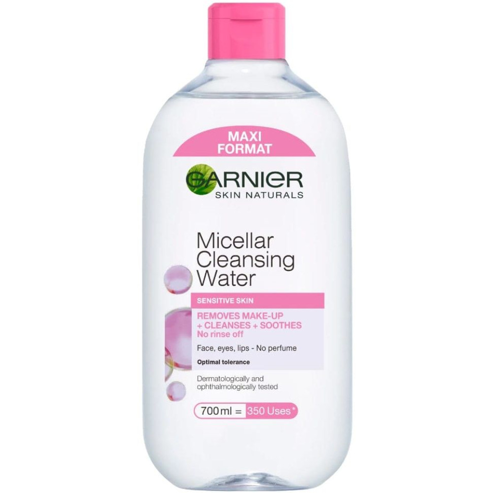 ГАРНИЕ SKIN NATURALS MICELLAR CLEANSING WATER ALL IN ONE почистваща мицеларна вода за чувствителна кожа 700 мл - Грижа за лицето