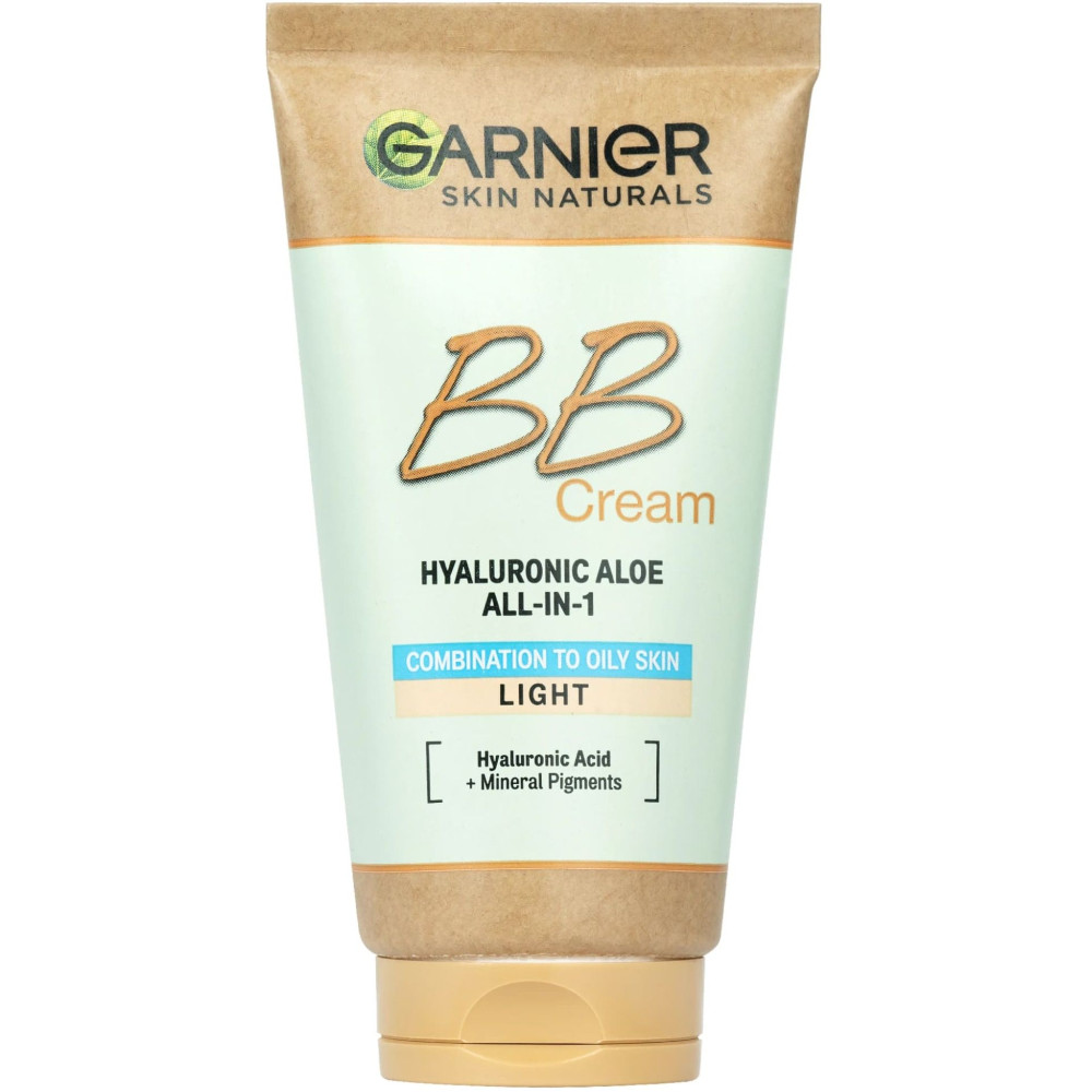 GARNIER SKIN NATURALS BB CLASSIC SPF15 Light тониращ дневен крем за лице за комбинирана до мазна кожа светъл нюанс 50 мл