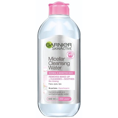 ГАРНИЕ SKIN NATURALS MICELLAR CLEANSING WATER ALL IN ONE почистваща мицеларна вода за чувствителна кожа 400 мл