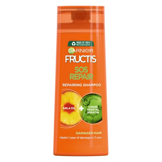 GARNIER FRUCTIS SOS REPAIR възстановяващ шампоан за увредена коса 400 мл