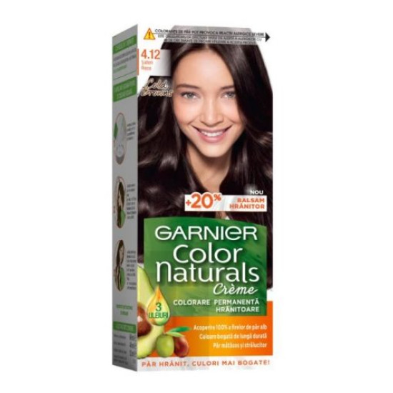 GARNIER COLOR NATURALS боя за коса 4.12 /ледено кафяв/