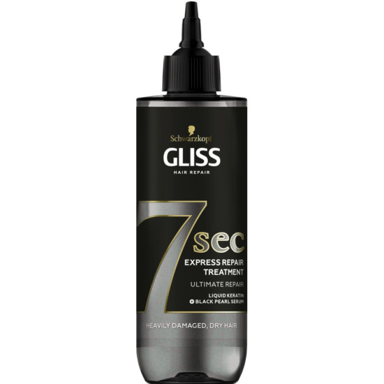 GLISS 7 SEC ULTIMATE REPAIR експресна маска за дълбоко увредена коса 200 мл