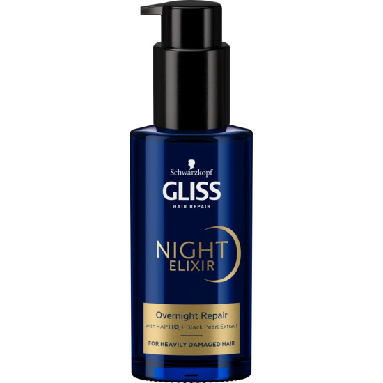GLISS NIGHT ELIXIR възстановяващ нощен елексир за много увредена суха коса 100 мл