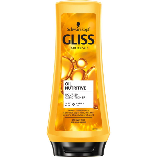 GLISS OIL NUTRITIVE балсам за суха и изтощена коса 200 мл