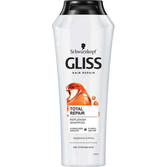 GLISS TOTAL REPAIR шампоан за суха стресирана коса 250 мл