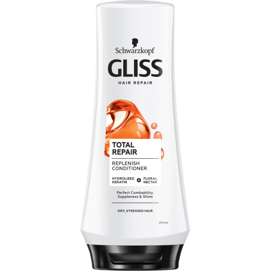 GLISS TOTAL REPAIR балсам за суха стресирана коса 200 мл