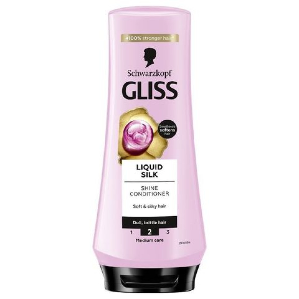 ГЛИС LIQUID SILK балсам със серамиди и коприна за безжизнена коса без блясък 200 мл - Грижа за косата ГЛИС LIQUID SILK балсам със серамиди и коприна за безжизнена коса без блясък 200 мл - Грижа за косата