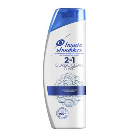 HEAD & SHOULDERS CLASSIC CLEAN 2в1 шампоан с балсам против пърхот 400 мл