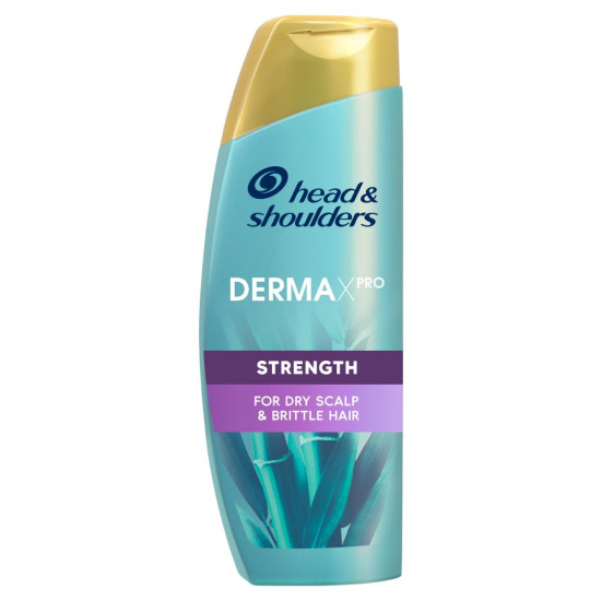HEAD & SHOULDERS DERMA X PRO REVITALISER подсилващ шампоан против пърхот за сух скалп и изтъняваща коса 300 мл