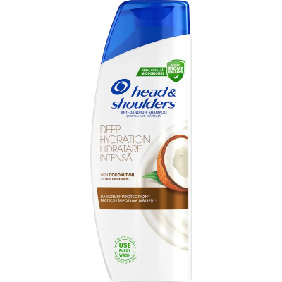 HEAD & SHOULDERS DEEP HYDRATATION шампоан против пърхот с кокосово масло 400 мл