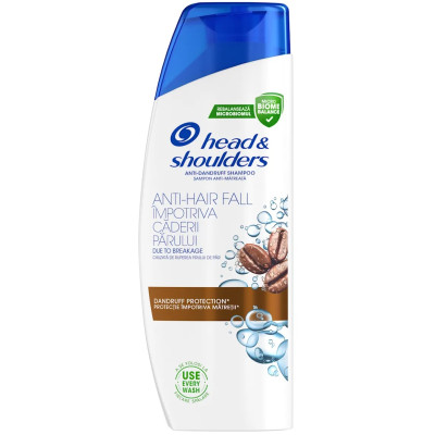 HEAD & SHOULDERS ANTI-HAIR FALL шампоан против пърхот и косопад поради накъсване 400 мл